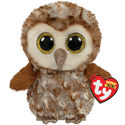 Percy Brown Tipped Barn Owl 6" Beanie Boo