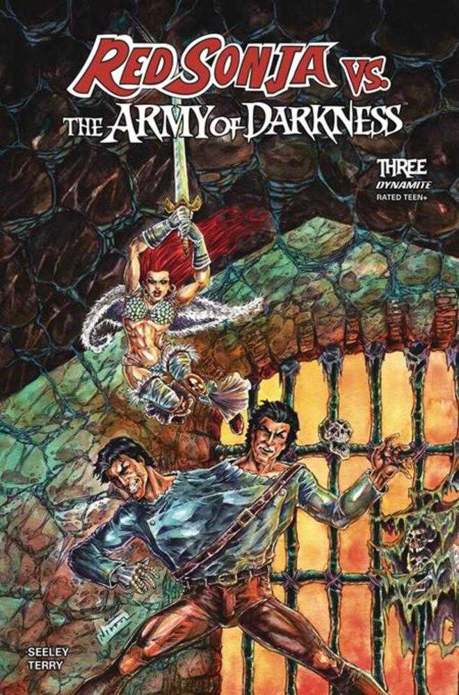 Red Sonja vs The Army Of Darkness #3 Cover D Nikkol Jelenic Variant