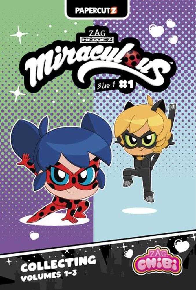 Miraculous Ladybug Chibi 3 in 1 Volume 01