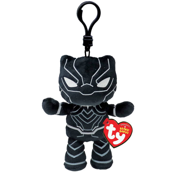 Ty Black Panther Floppy Beanie Boo Clip