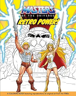 Masters of the Universe Retro Power! Colouring Book