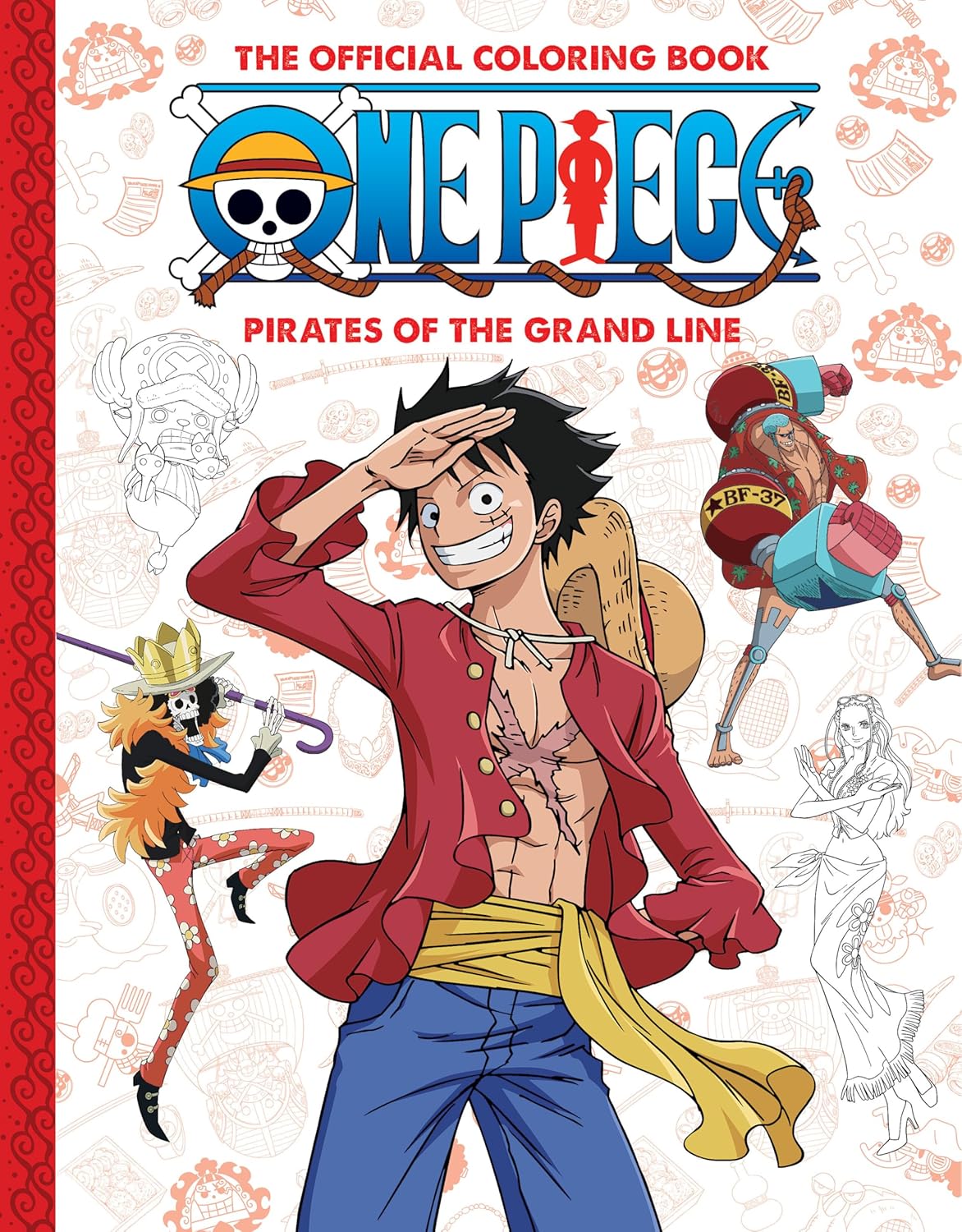 One Piece Pirates of the Grand Line Colouring Book