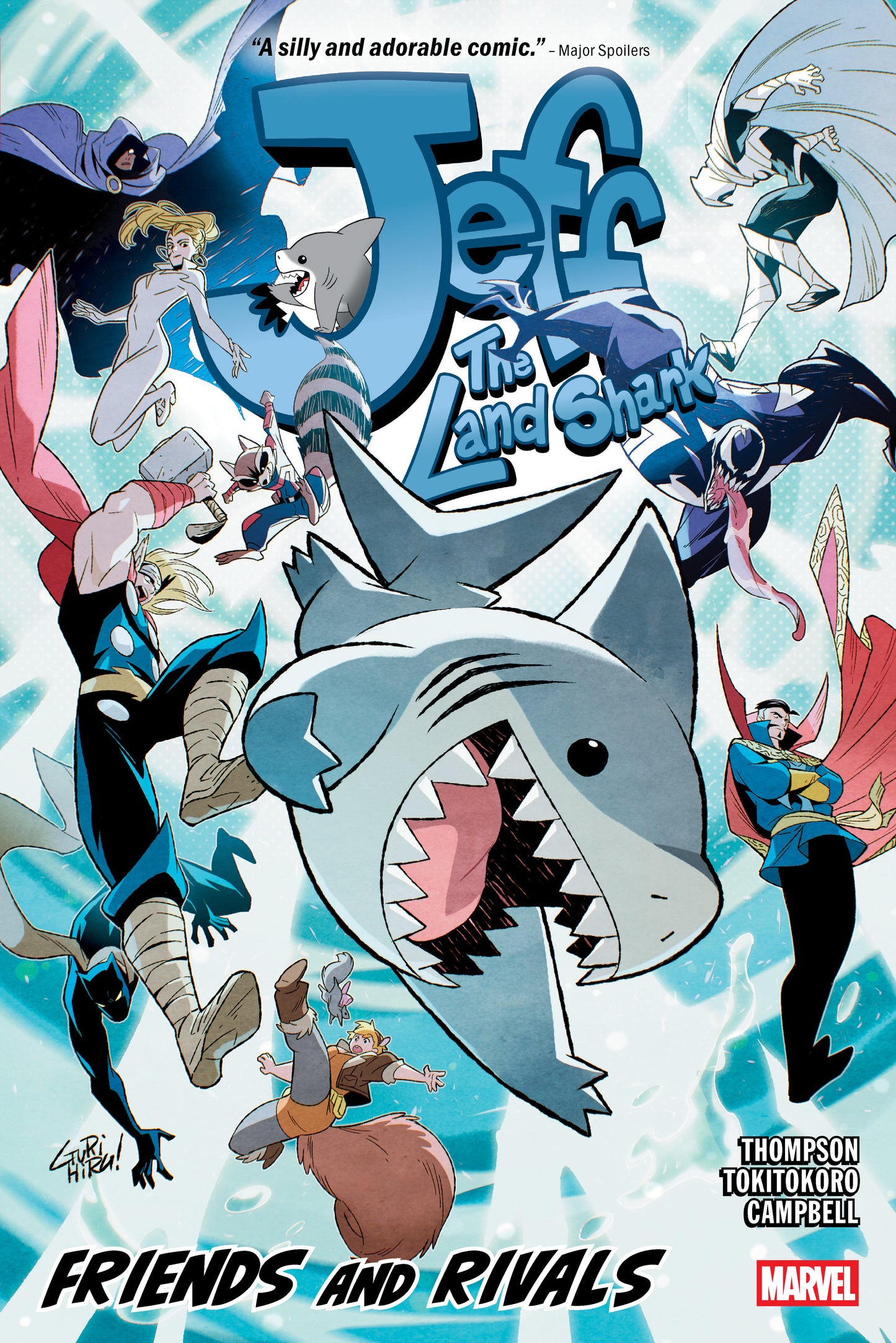 Jeff the Land Shark Friends and Rivals