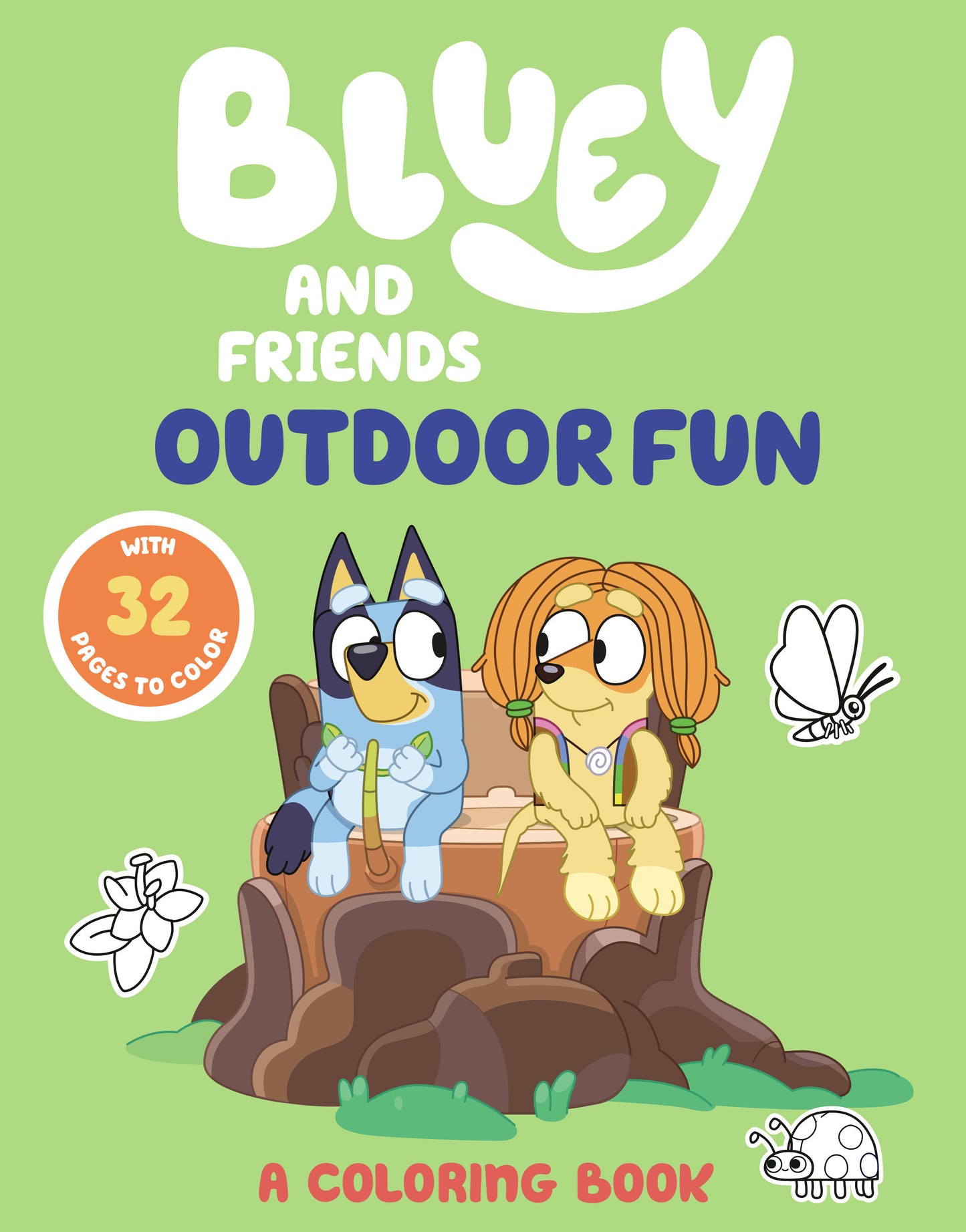 Bluey And Friends Outdoor Fun A Coloring Book