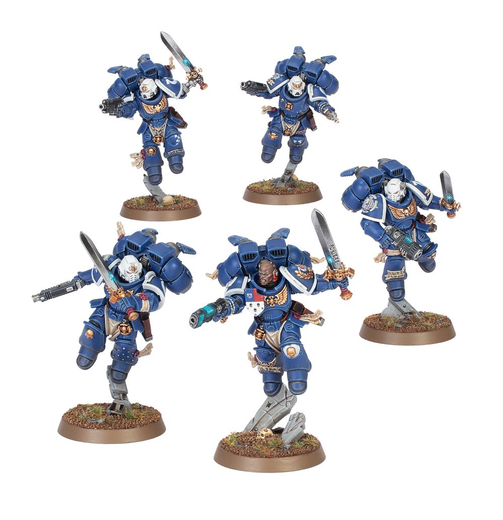 Space Marine Veteran Squad with Jump Packs