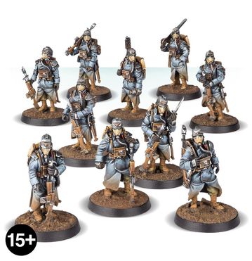 Death Korps of Krieg Infantry Squad at Ease
