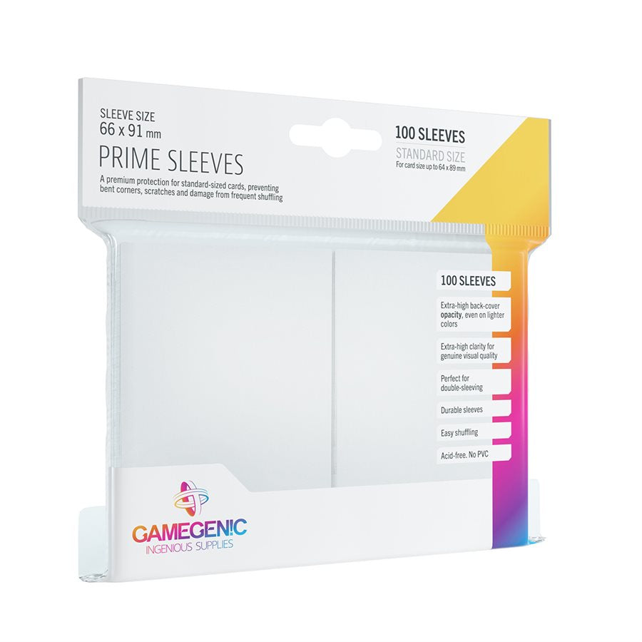 Gamegenic Prime White Sleeves 100ct