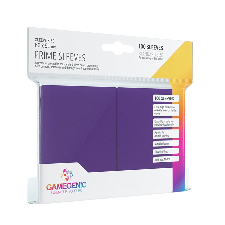 Gamegenic Prime Purple Sleeves 100ct