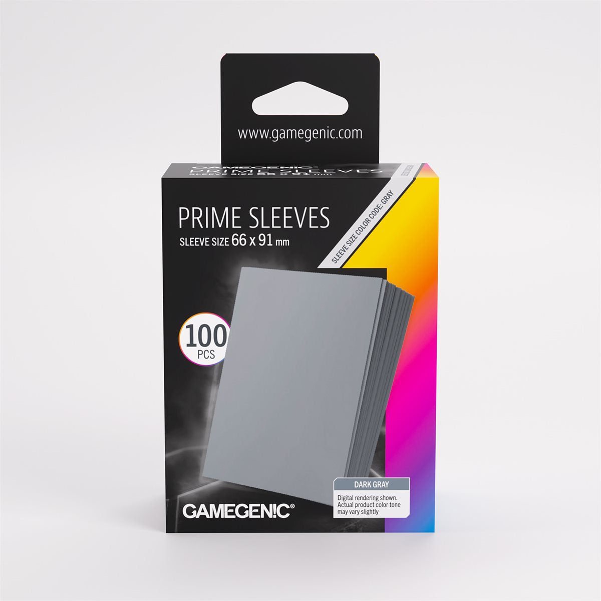 Gamegenic Prime Grey Sleeves 100ct