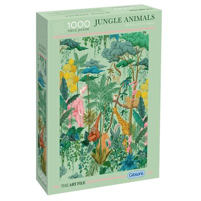 Art File Collection: Jungle Animals 1000pc Puzzle
