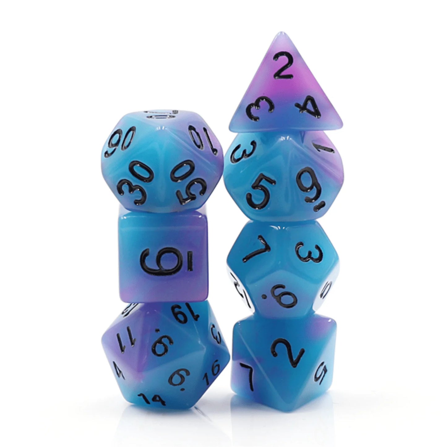 Supernova Glow in the Dark Dice Set