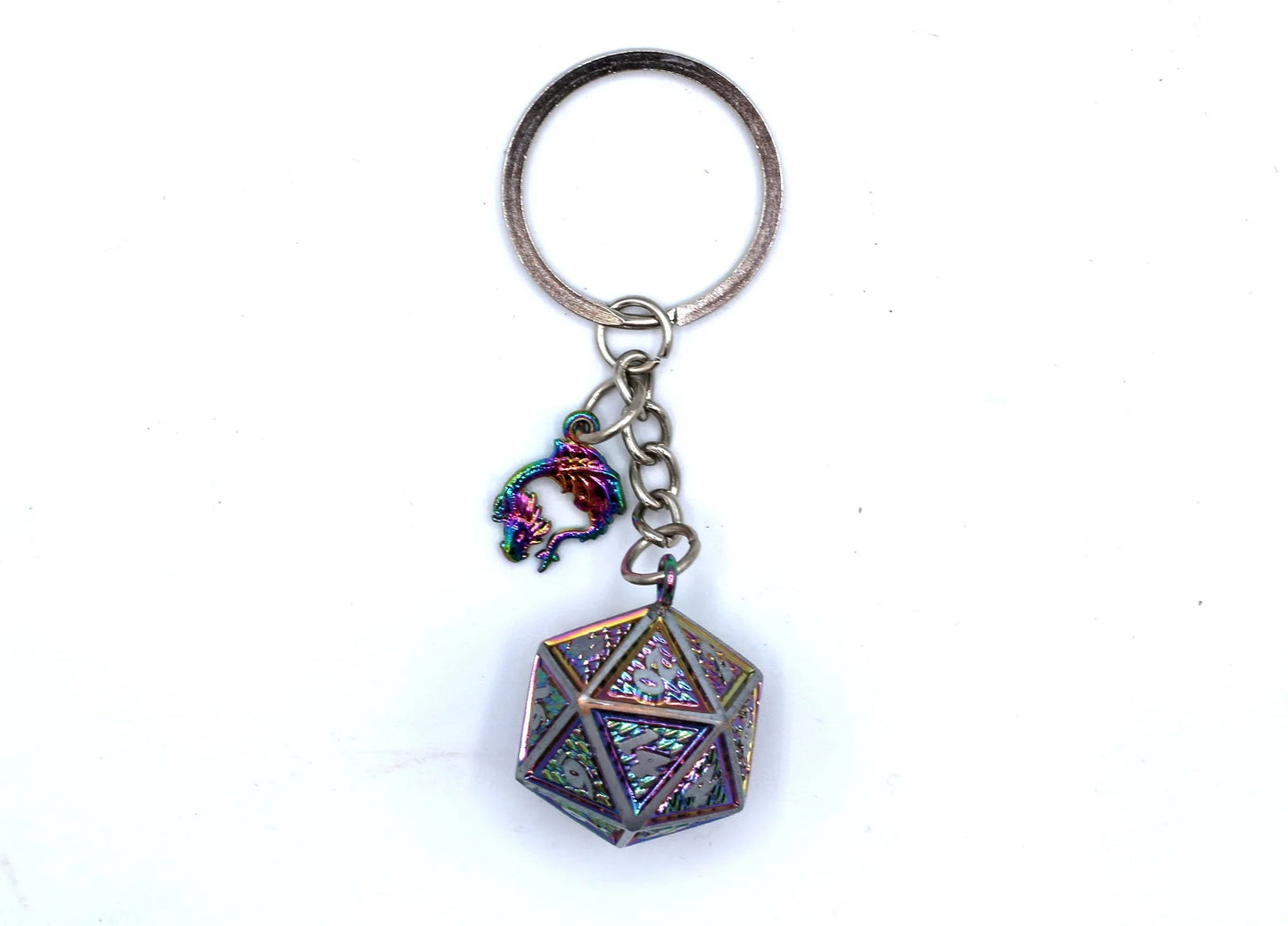 D20 Keychain Behemoth Rainbow