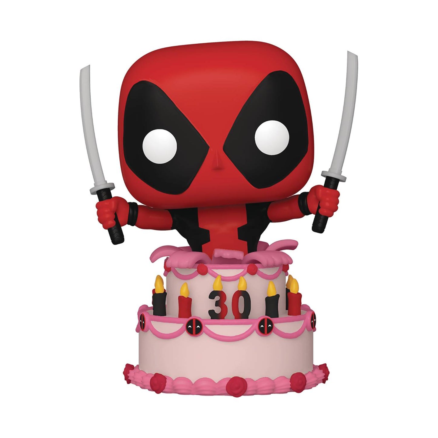 Pop Marvel Deadpool 30th Anniversary Deadpool in Cake Vinyl Figure