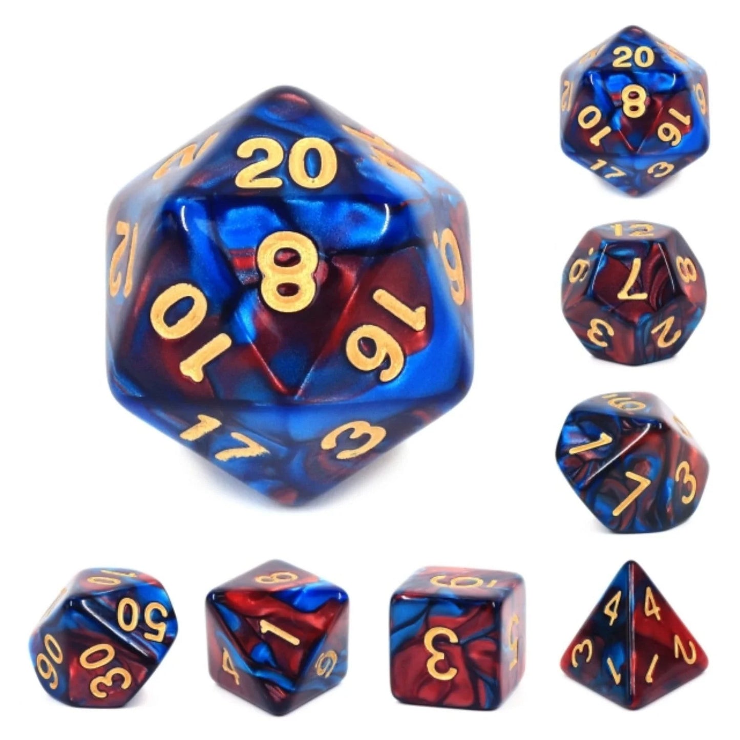 Blue Blood Dice Set