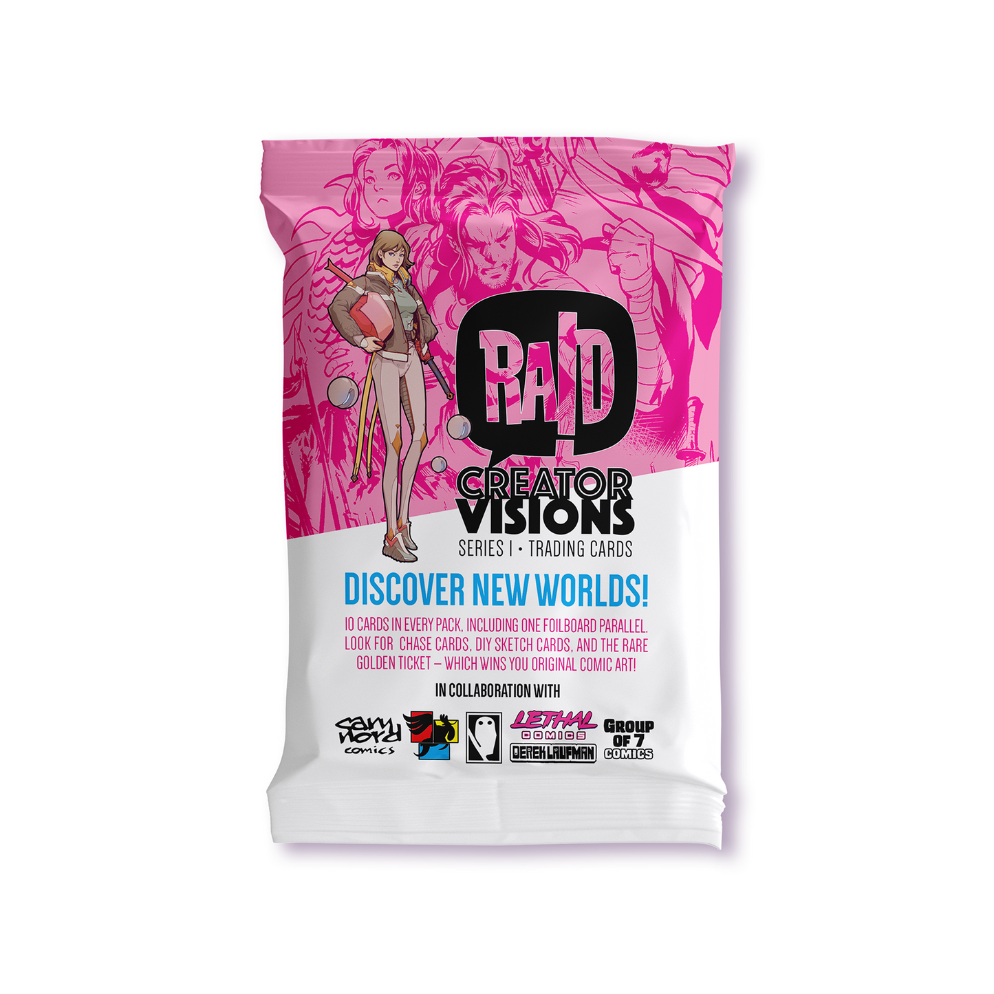 Raid Creator Visions Trading Card Pack