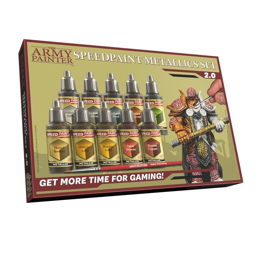 Army Painter Speedpaint Metallics Set 2.0