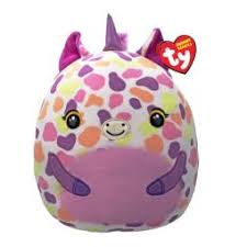 Astra Purple Unicorn 10" Squish-a-Boo