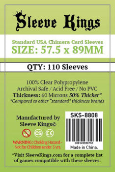 Card Sleeves 57.5 x 89 mm (110 ct)