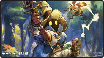 Magic Final Fantasy Black Stitched Premium Y Playmat