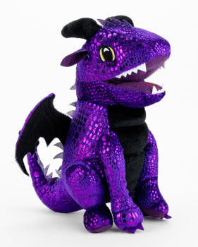 Purple Dragon Plush Dice Bag