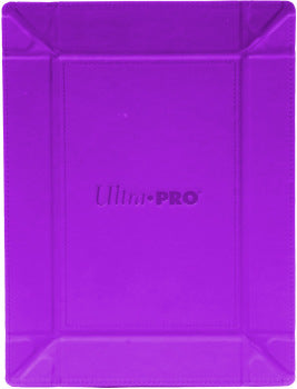 Foldable Magnetic Dice Rolling Tray Vivid Purple