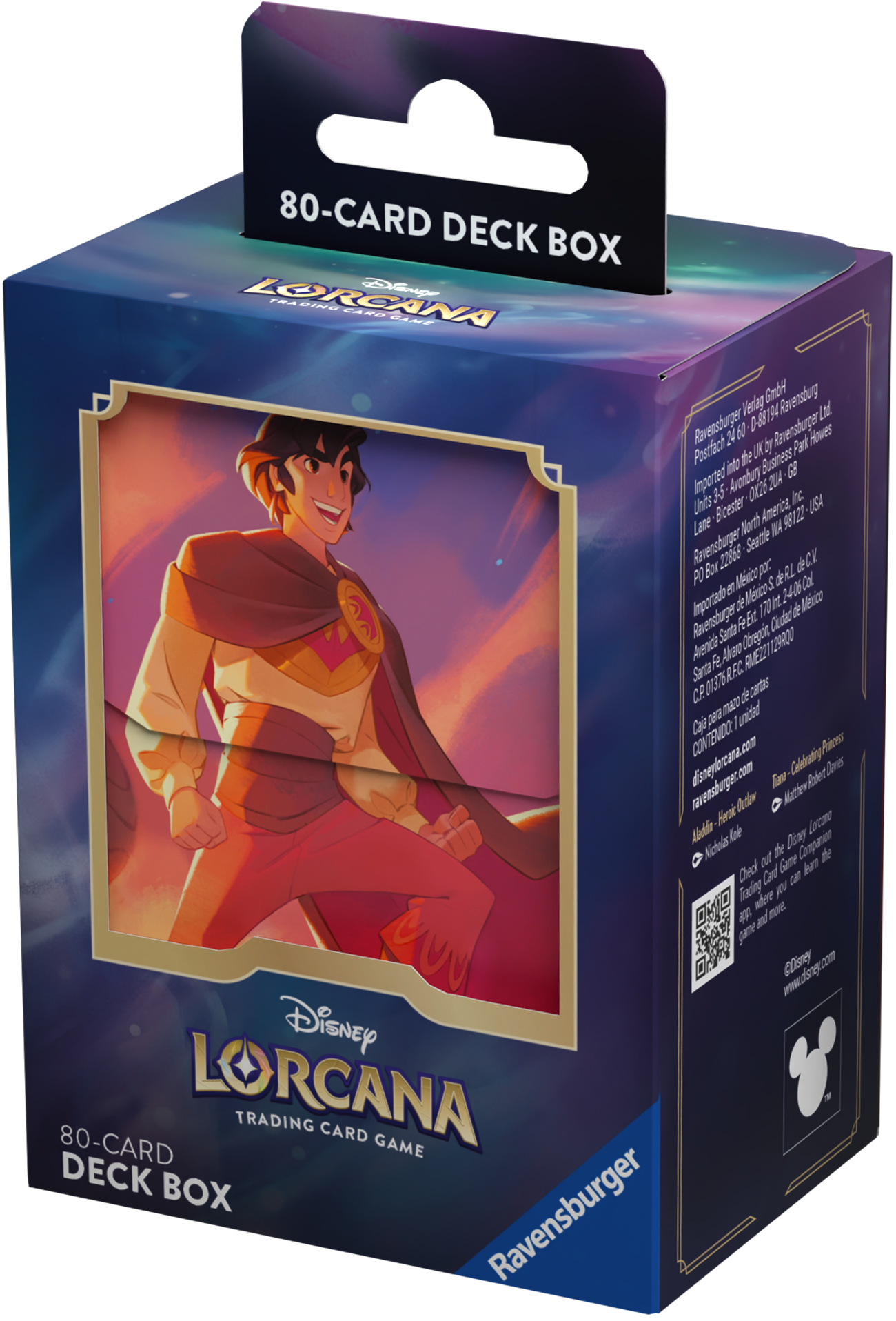 Lorcana Deck Box Aladdin