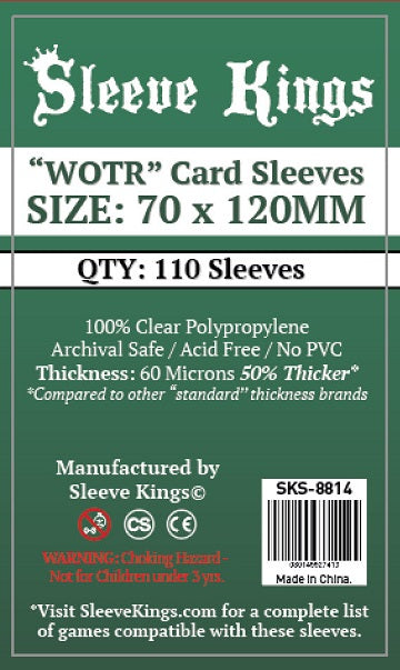 Card Sleeves 70 x 120mm