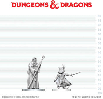 D&D Unpainted Cultist of Bhaal & Cultist of Myrkul (WV29)