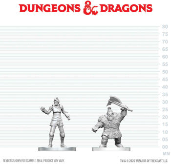 D&D Cultist of Bane & Dwarf Zhentilar Soldier (WV29)