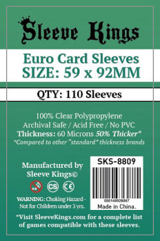 Card Sleeves 59 x 92 mm