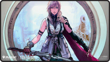 Magic Final Fantasy Black Stitched Premium W Playmat