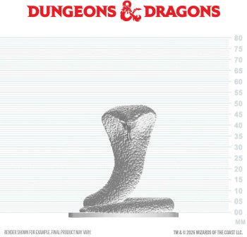 D&D Unpainted Polar Serpent (WV29)