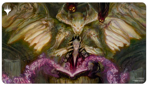 Magic The Gathering Commander Masters Demonic Tutor Playmat