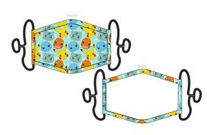 Pokemon Mixed Characters Face Mask