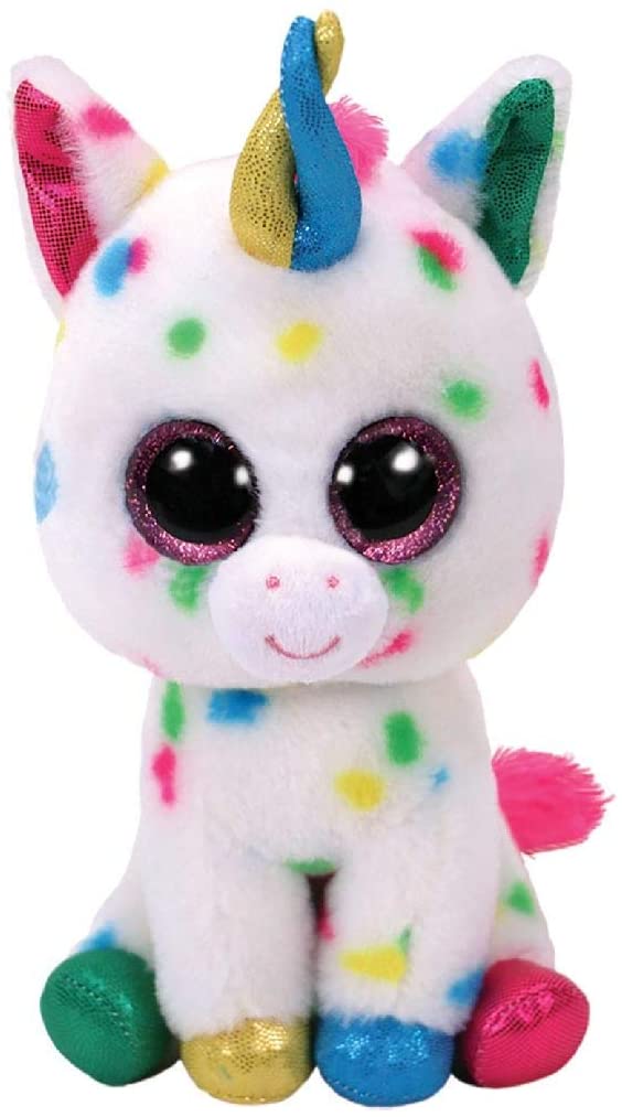 Harmonie Speckled Unicorn 6" Beanie Boo