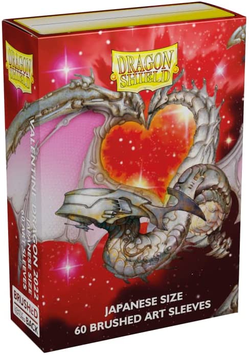 Dragon Shield Japanese-Size Sleeves Brushed Art Valentine Dragon 2022 60ct