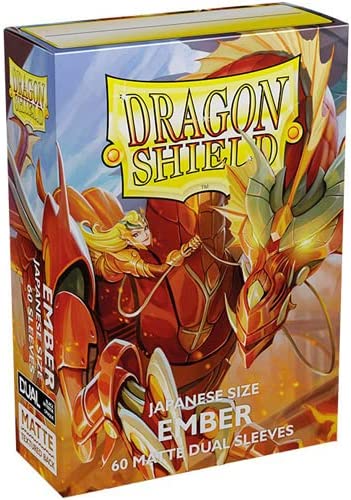 Dragon Shield Japanese-Size Matte Dual Ember 60ct