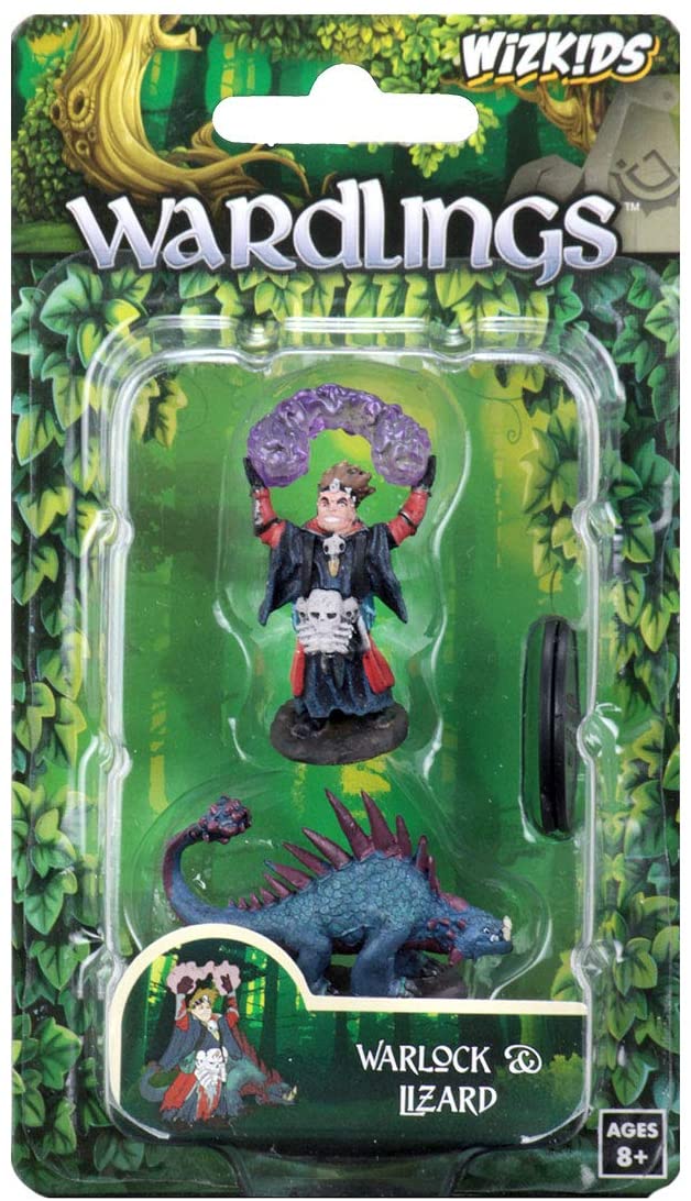 Wardlings Boy Warlock & Lizard Figures