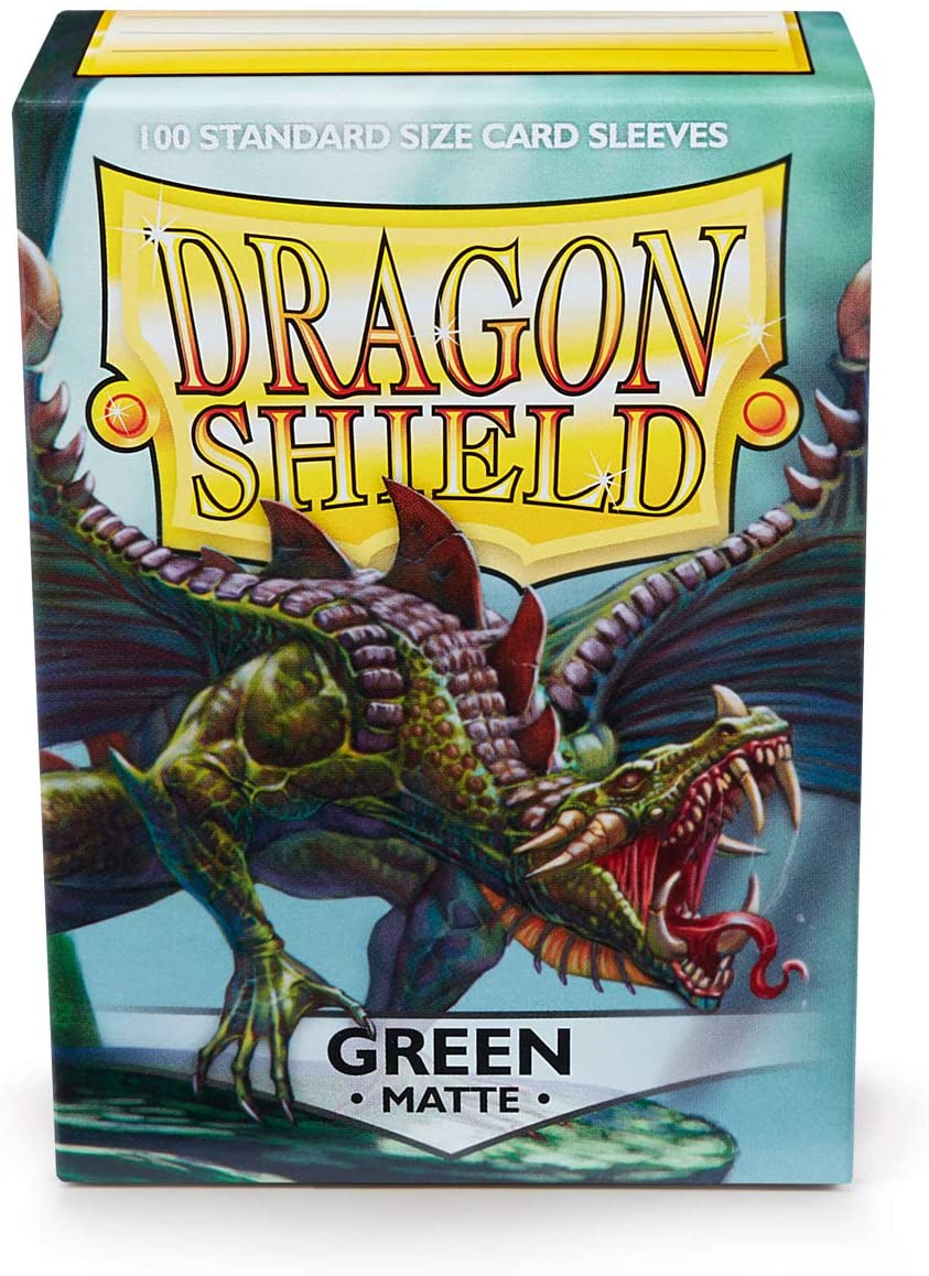 Dragon Shield Sleeves Matte Green 100ct