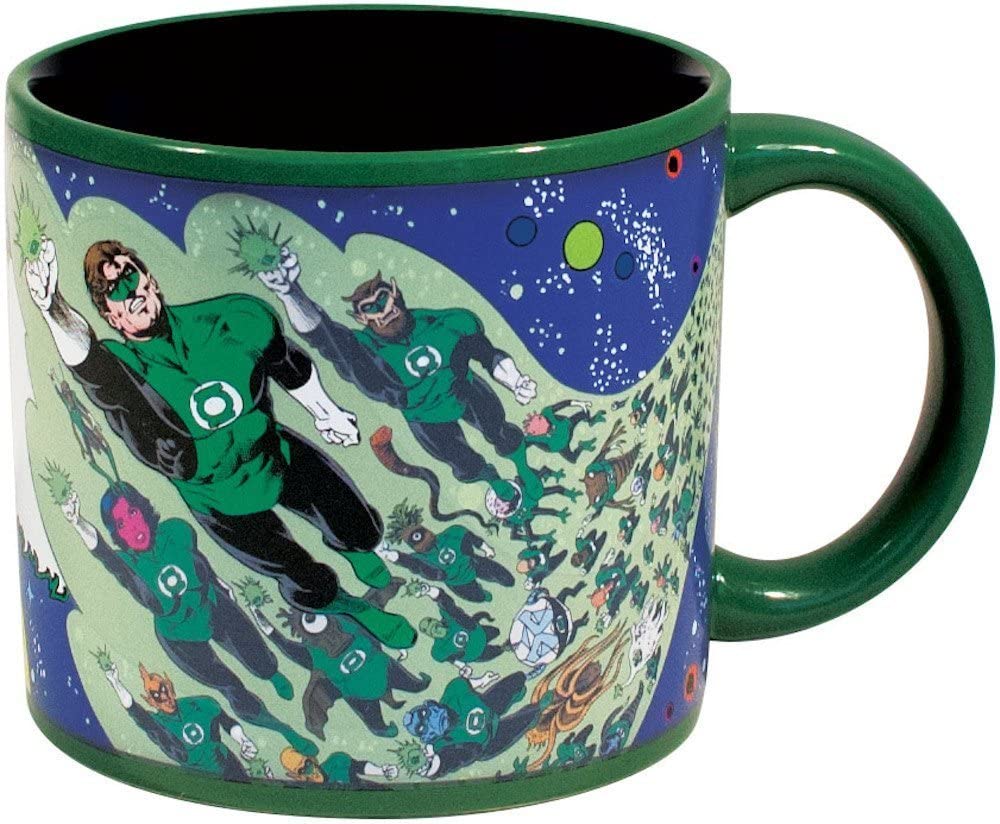 Green Lantern Corps Heat Changing Coffee Mug