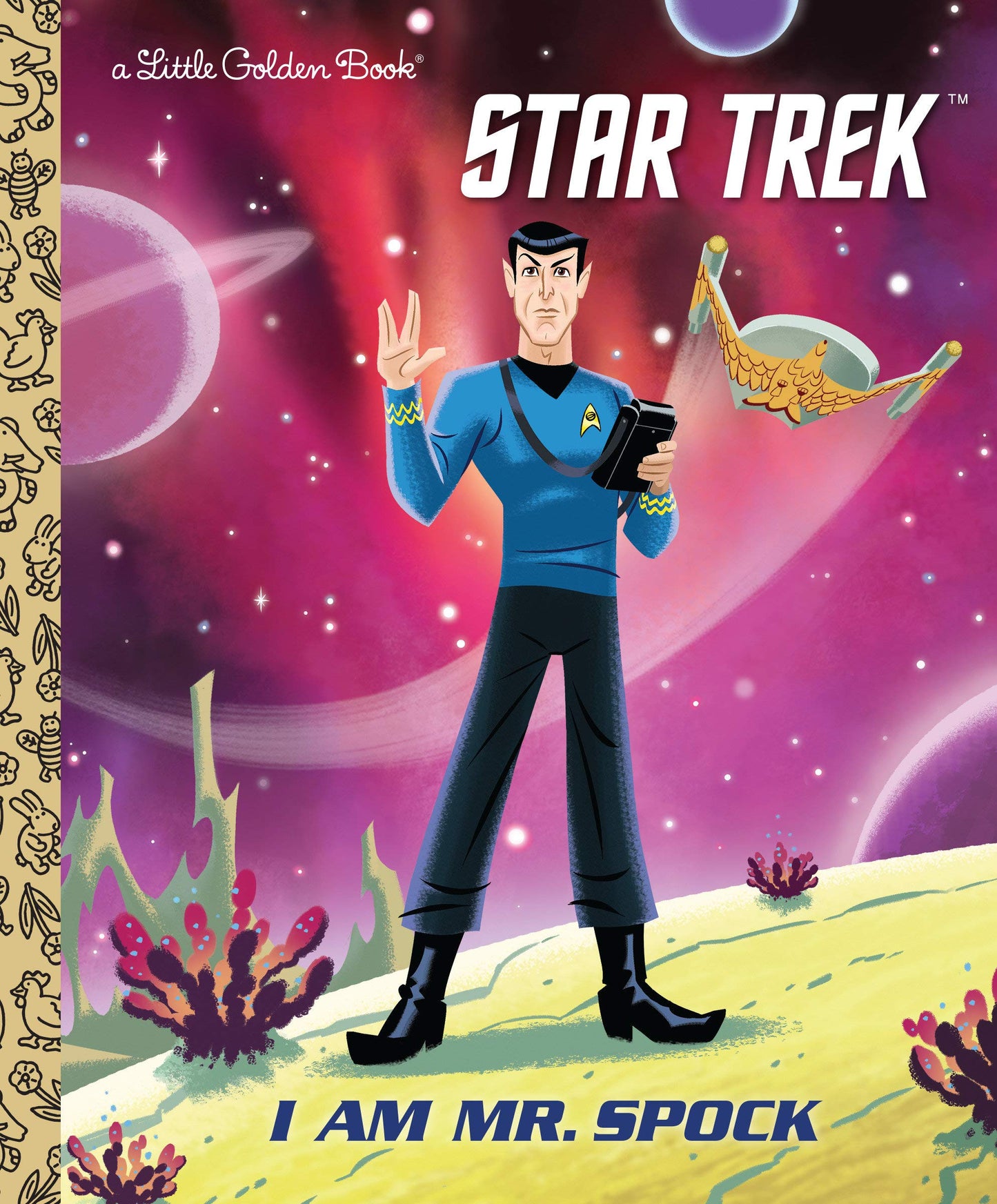 Little Golden Book Star Trek I Am Mr Spock