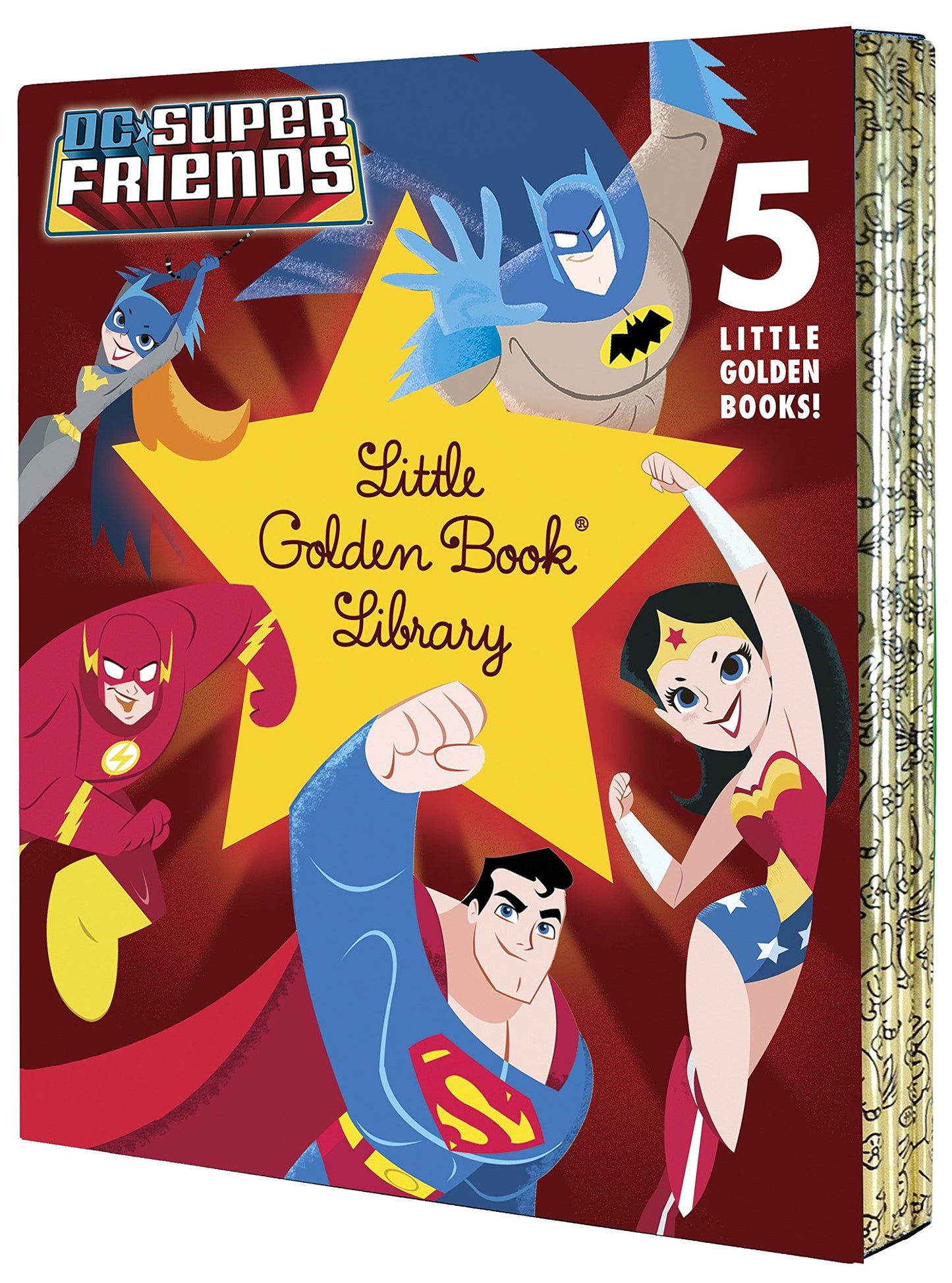 Little Golden Book DC Super Friends Library