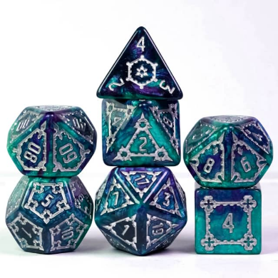 Huge Arcane Castle RPG Dice Set (7)