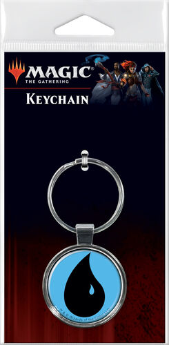 Magic the Gathering Island Mana Keychain