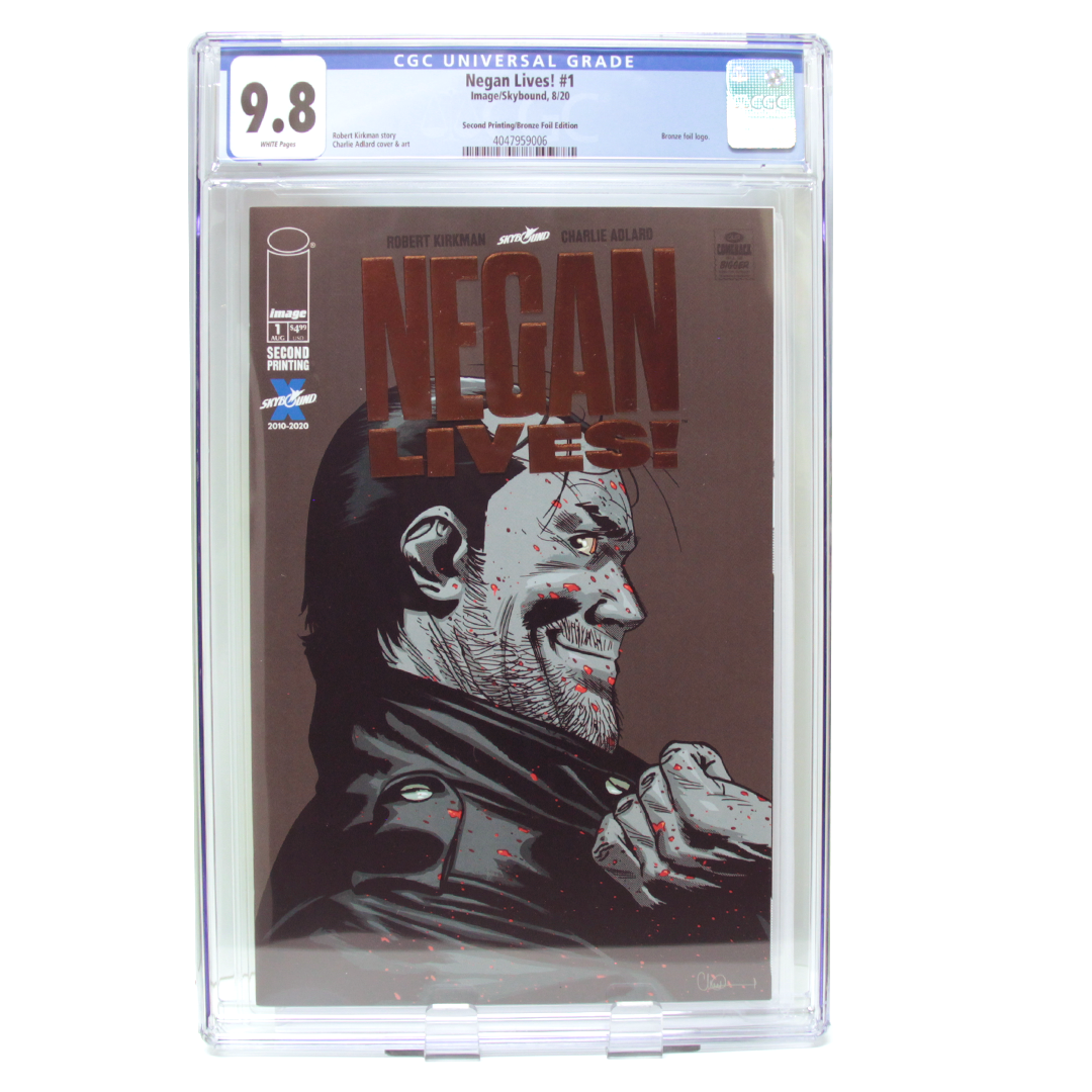 Negan Lives! #1 Second Printing/Bronze Foil Edition (CGC Graded)