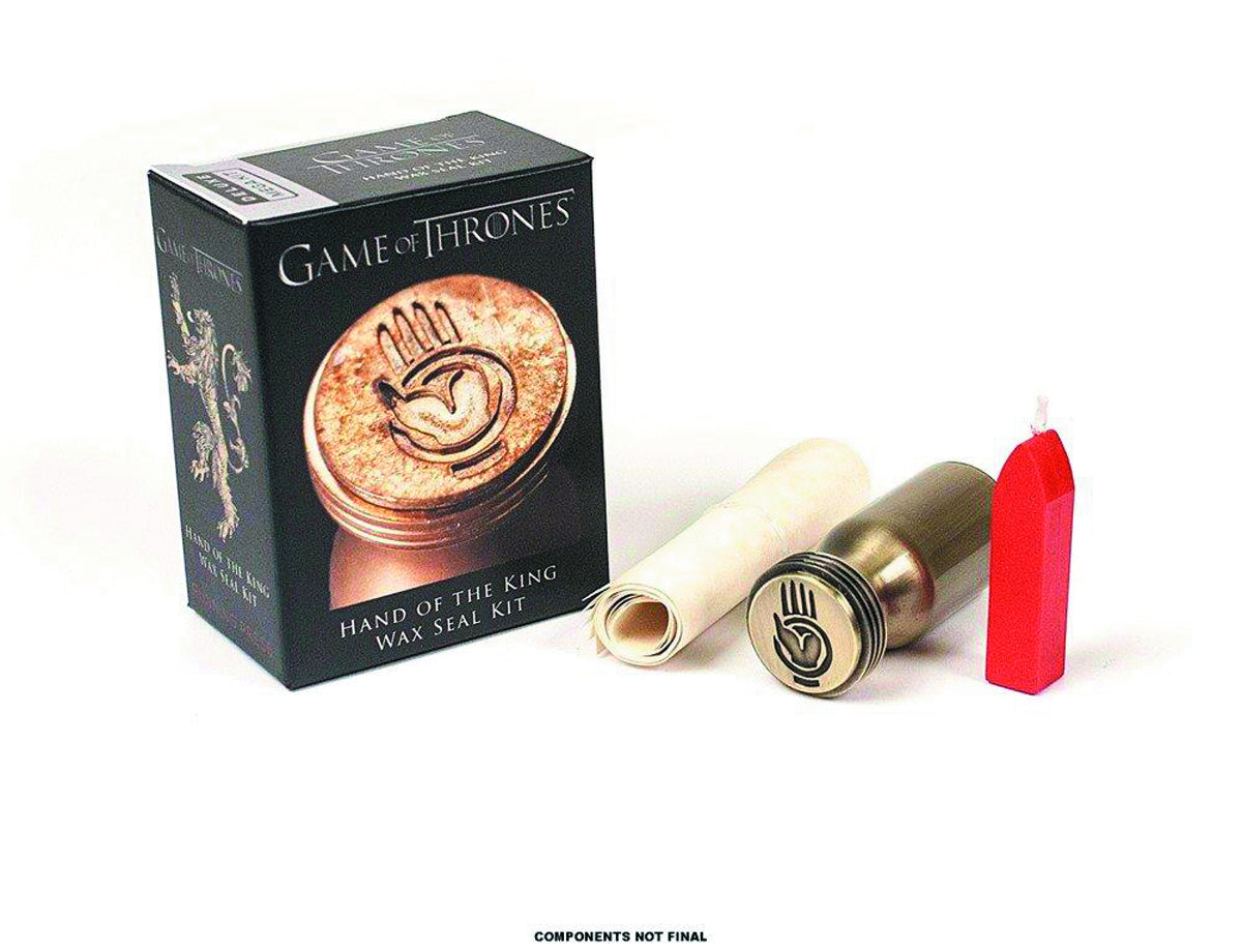 Game Of Thrones Hand Of The King Wax Seal Kit With Booklet
