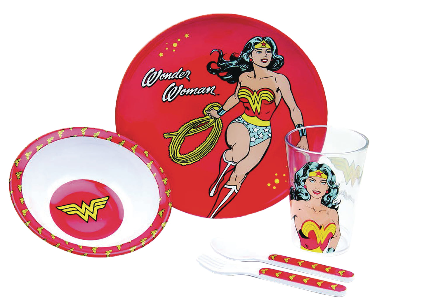 DC Wonder Woman 5 Piece Meal-Time Set