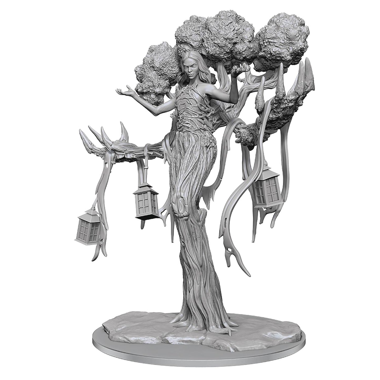 Magic The Gathering Unpainted Wrenn & Seven Miniature
