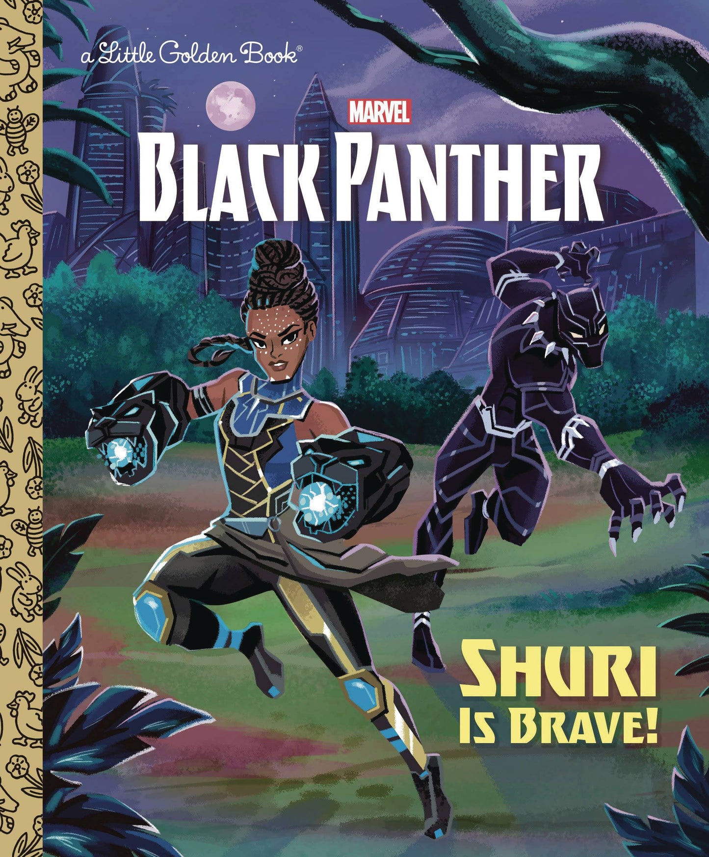 Little Golden Book Marvel Black Panther Shuri is Brave