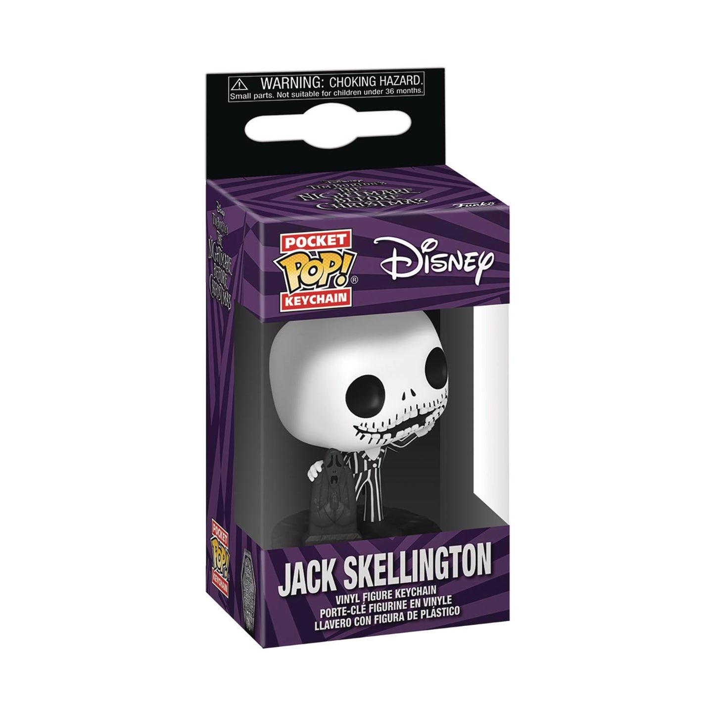 Pocket Pop Nightmare Before Chirstmas 30th Anniversary Jack Keychain